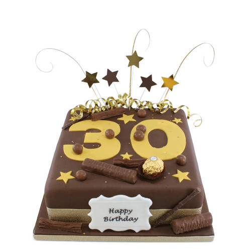 Chocolate Number Cake