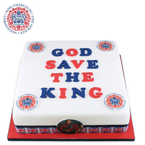 God Save the King Cake