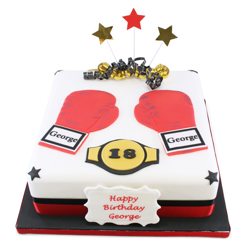 Boxing Glove Cake | Cakecrumbs