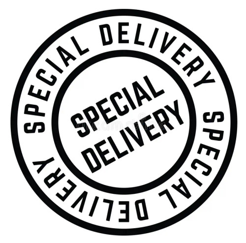 Special Delivery: Before 10:30 AM of Chosen Delivery Date.