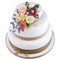 Wild Flower Wedding Cake