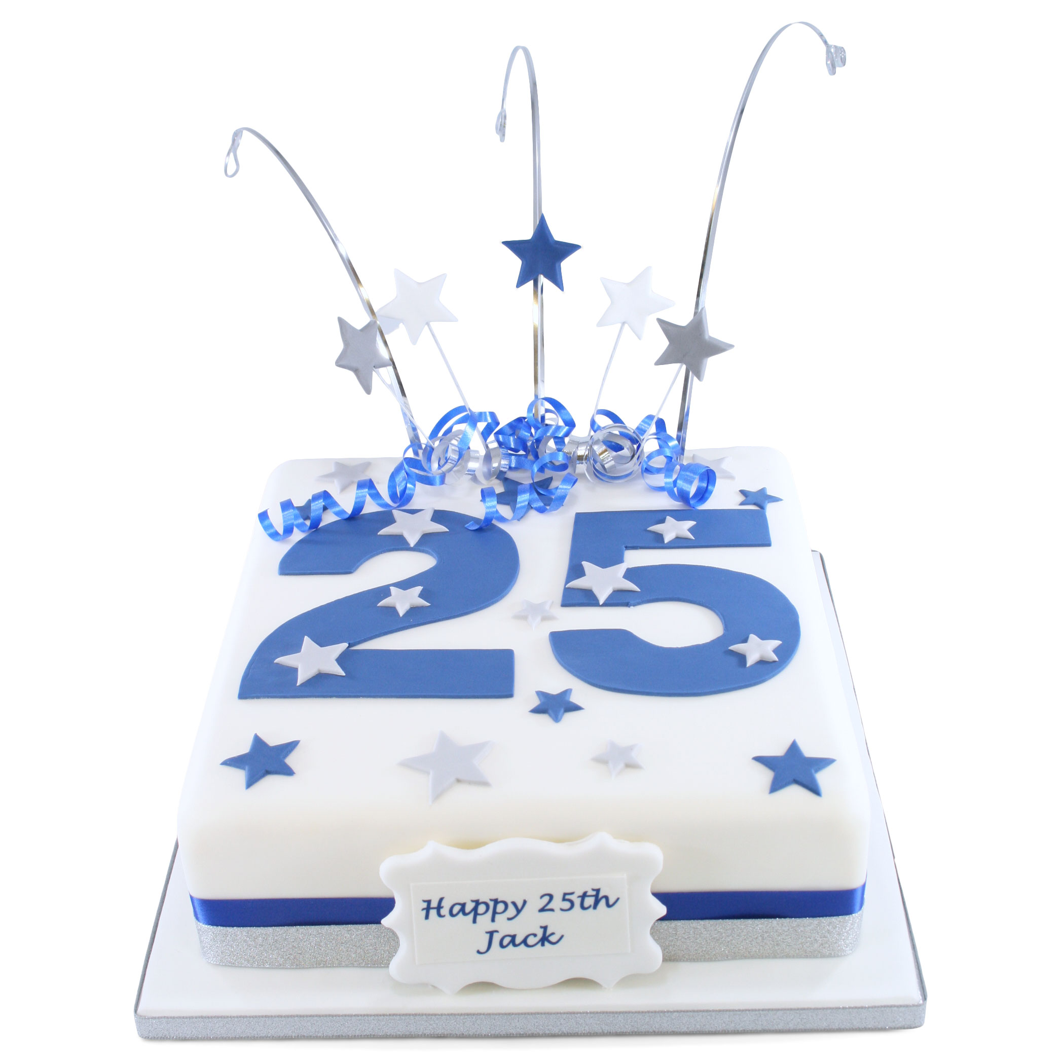 Bling Crystal Cheers To 25 Years Cake Topper - Best India | Ubuy