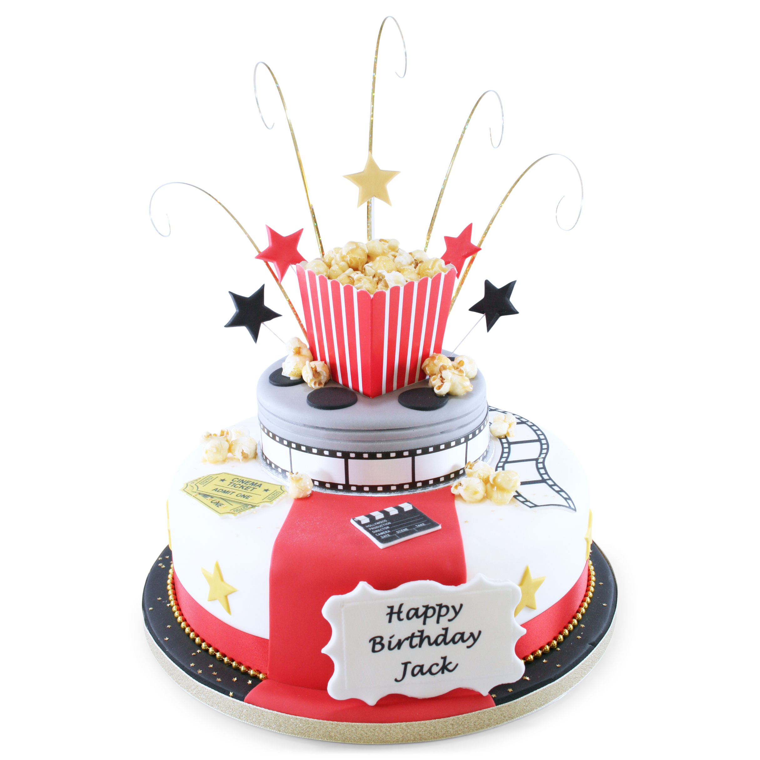 Themed Birthday Cake #3: Movie Theatre Theme Cake - CakesDecor