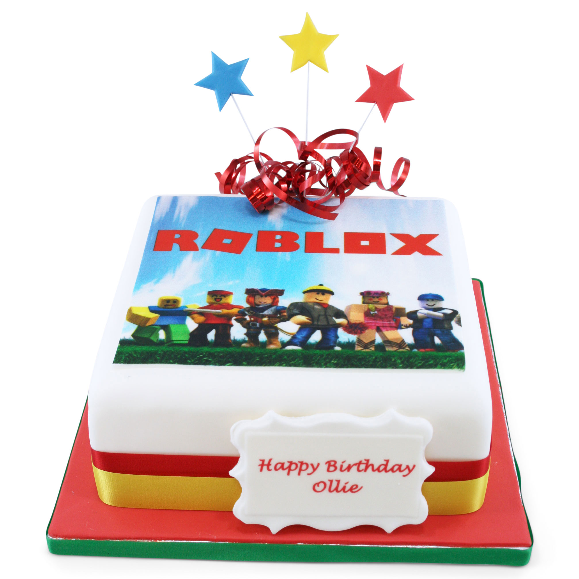 Roblox and Lego Cake