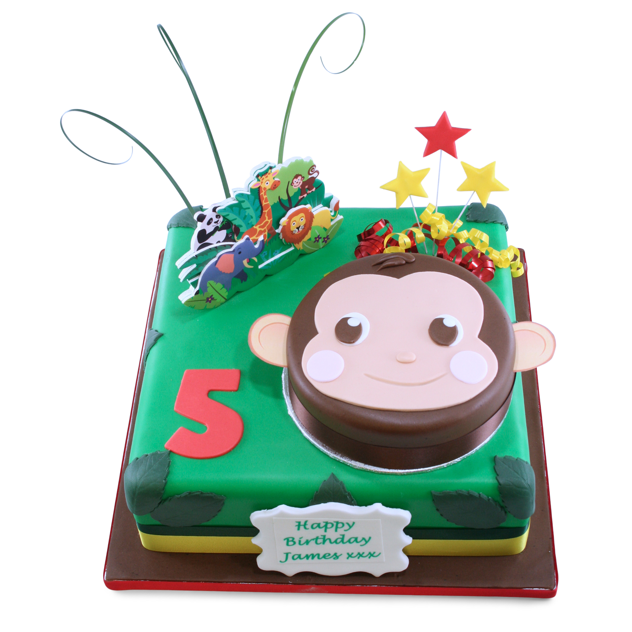 Chocolate peanut butter monkey cake for my son's blessing tomorrow :  r/cakedecorating