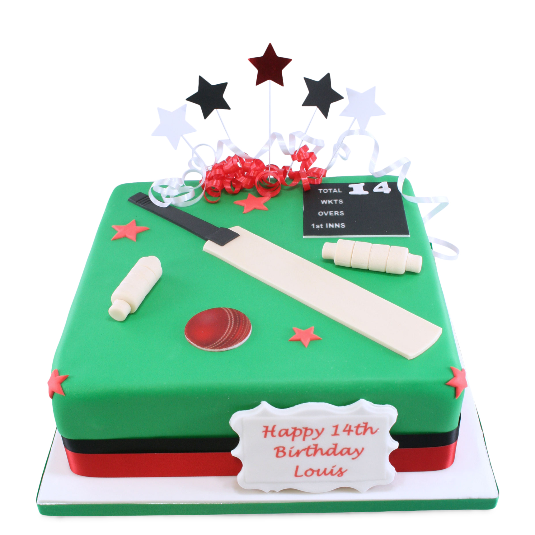 Order Quirky Cricket Fondant Cake Online, Price Rs.3750 | FlowerAura