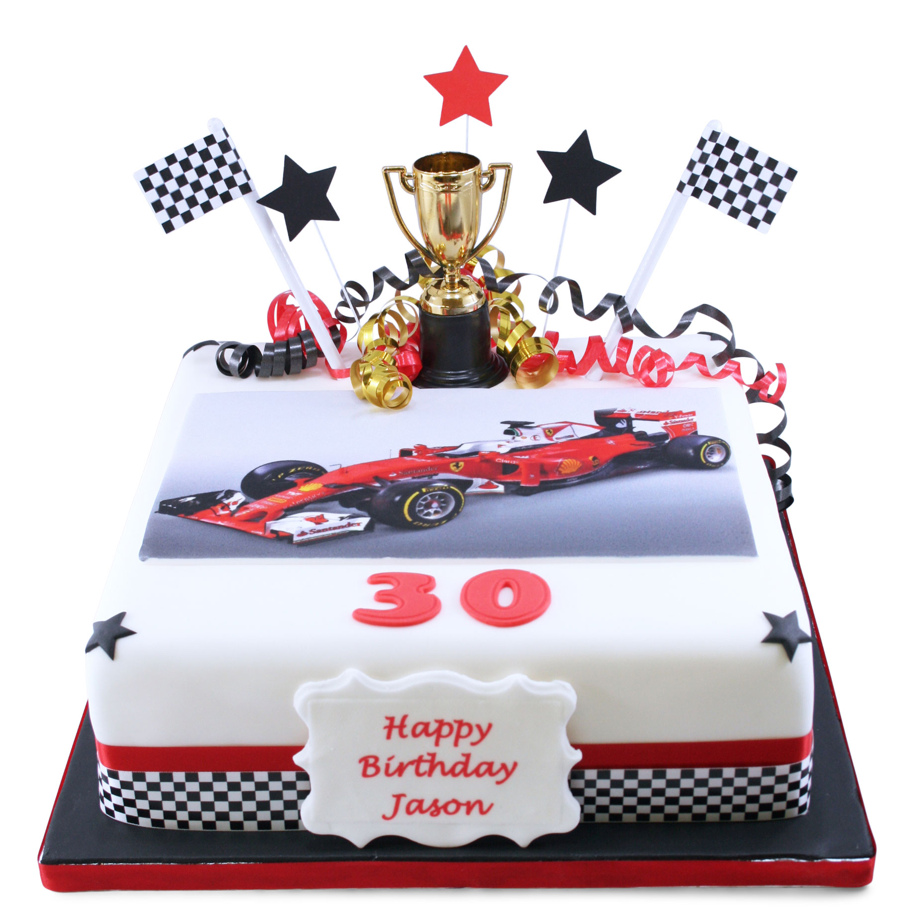 Formula 1 Themed Birthday Cake Idea - A Cake On Life