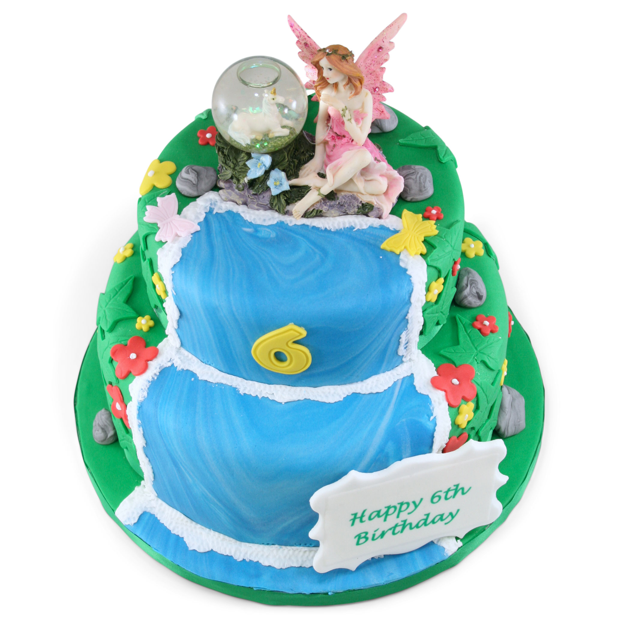 Waterfall Cake - CakeCentral.com