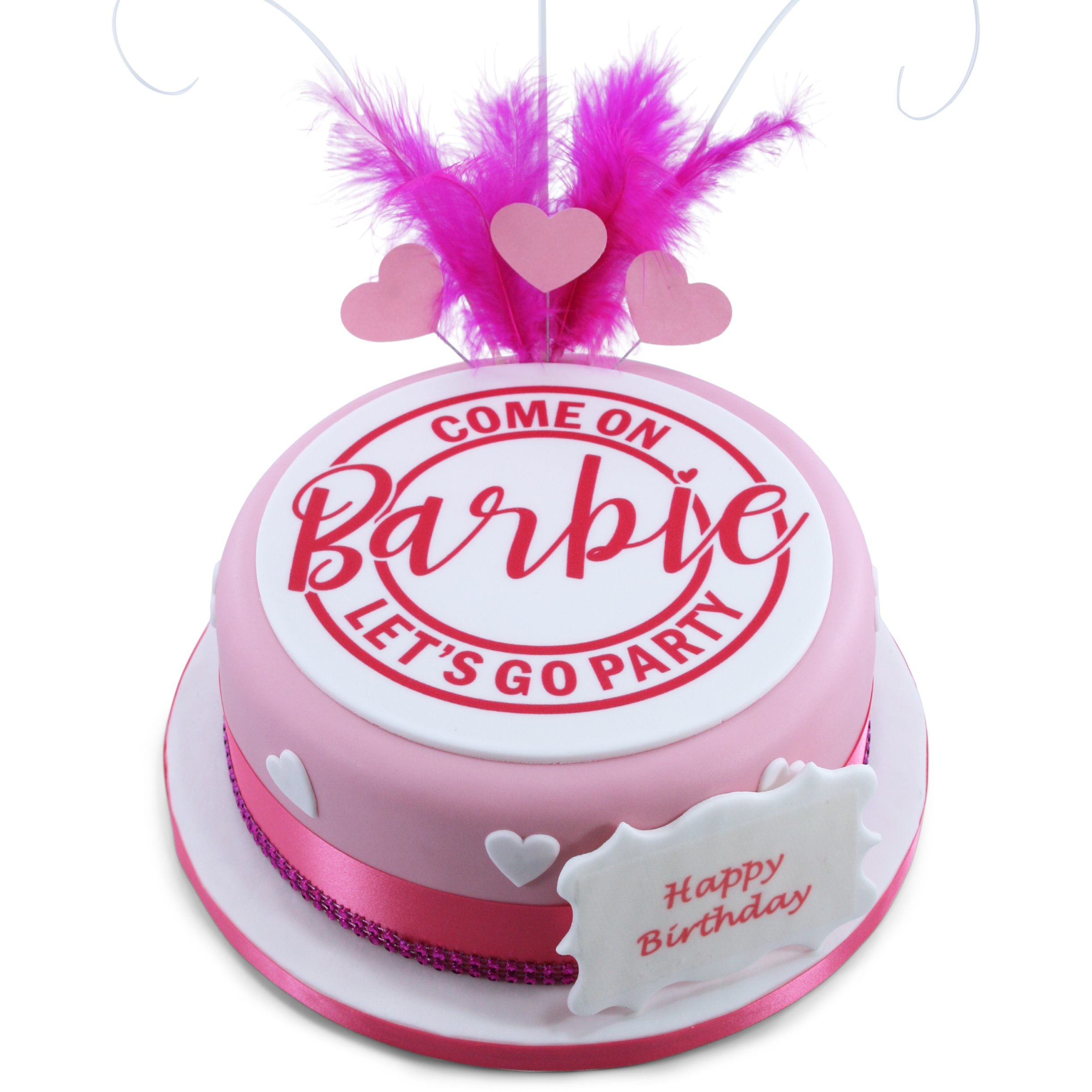 Red & White Barbie Doll Cake | Best Barbie Doll Cakes | CakeBee