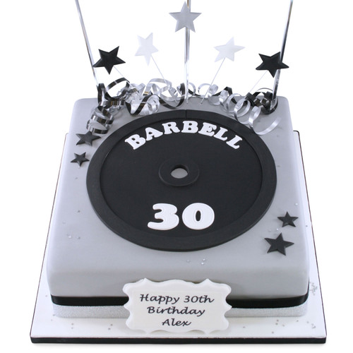 Barbell Cake | Cake, Cake designs, Custom cakes