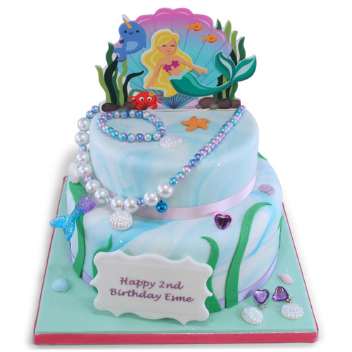 Shop | Buy Mermaid Photo Cake | Online Birthday Cakes delivery in lucknow  near me