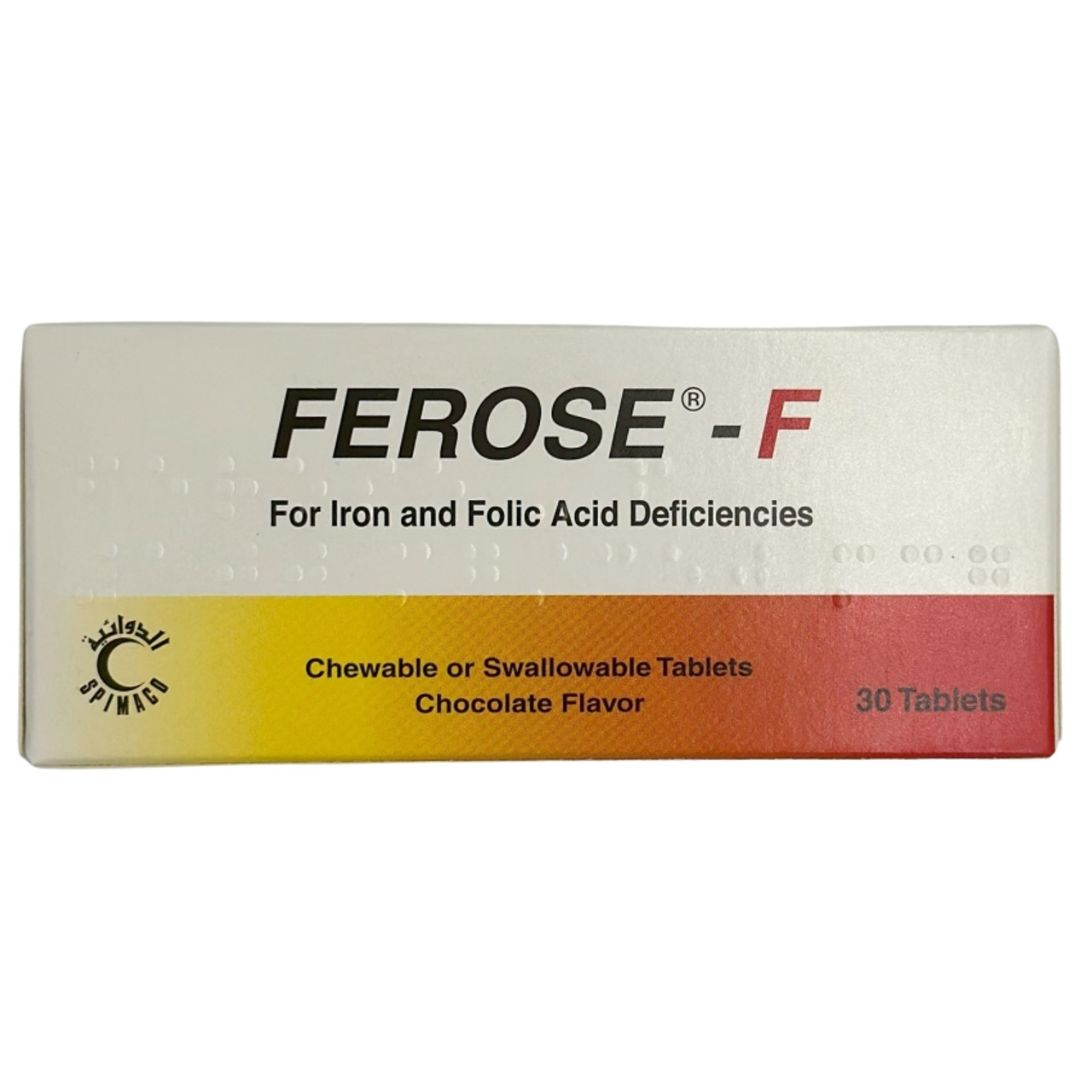 Ferose-F, Tablets, Iron Supplement - 30 Tablets