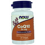 Now CoQ10 50mg Caps 30s