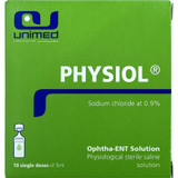Physiol Single Dose Vials 5ml 10s