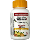 Vitane's Nature Timed Release Vitamin C 1000mg With Rose Hips Tabs 60s