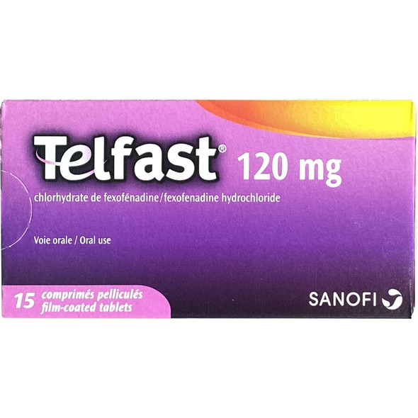 Telfast 120mg Tabs 15s