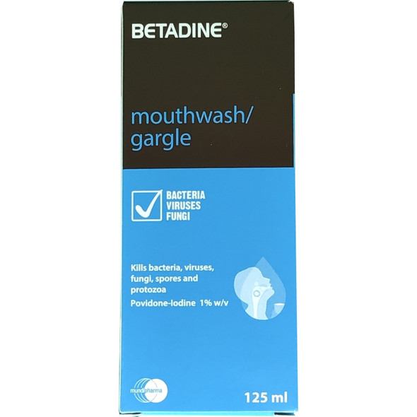 Betadine Mouthwash Gargle 125ml