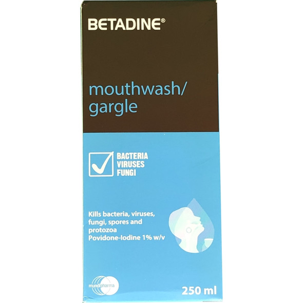 Betadine Mouthwash Gargle 250ml