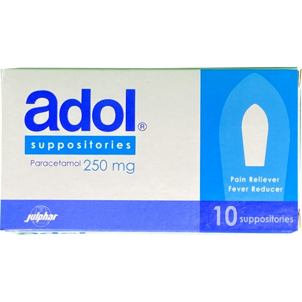 Adol 250mg Suppositories 10s