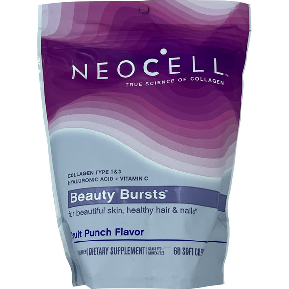 Neocell Beauty Bursts Fruit Punch Flavor Soft Chews 60s