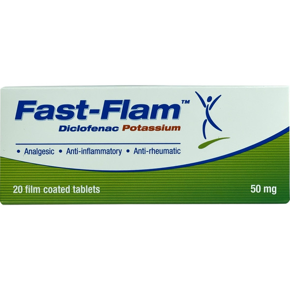 Fast Flam 50mg Tabs 20s