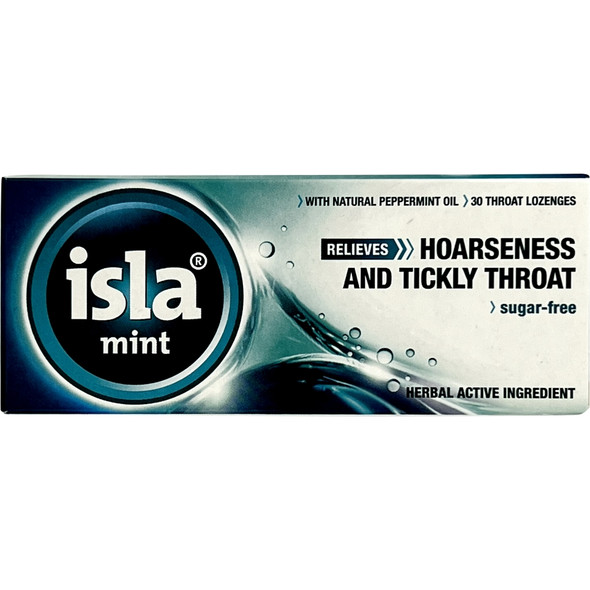 Isla Mint Throat Lozenges 30s