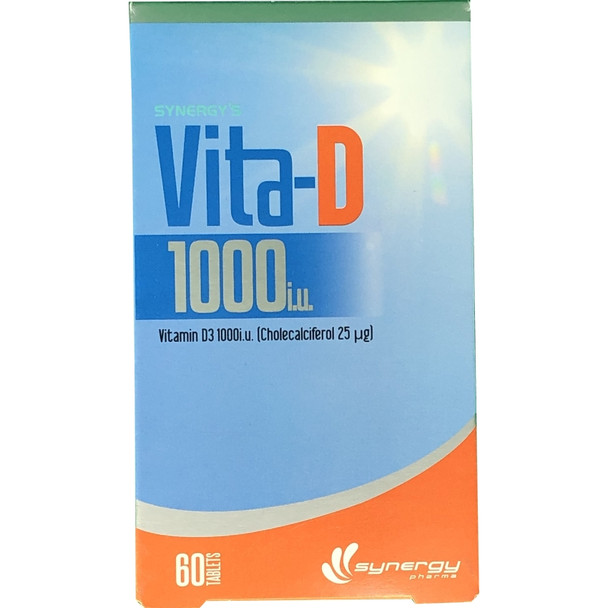 Synergy Vita D 1000 IU Tabs 60s