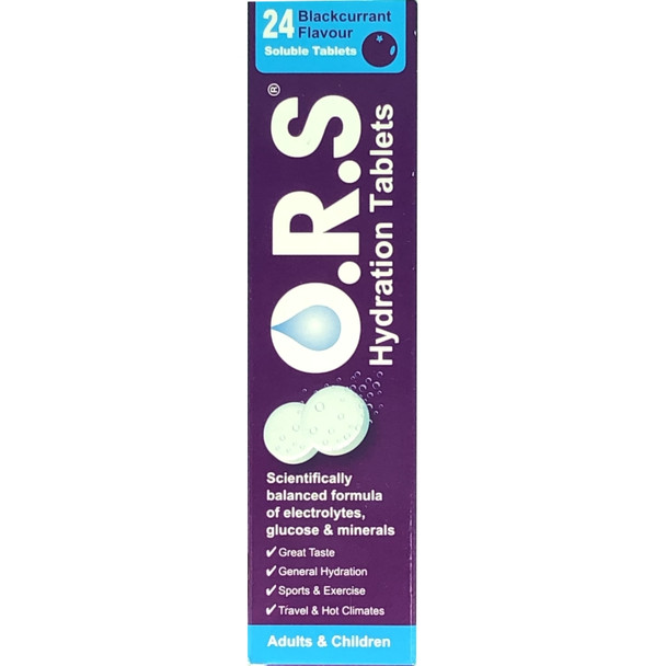 ORS Blackcurrent Hydration Tabs 24s