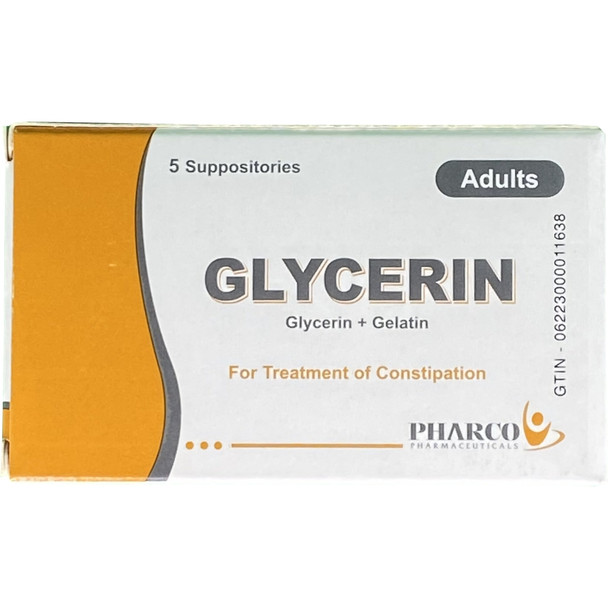 Glycerin Adult Suppositories 5s