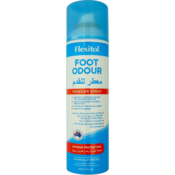 Flexitol Foot Odour Powder Spray 210ml