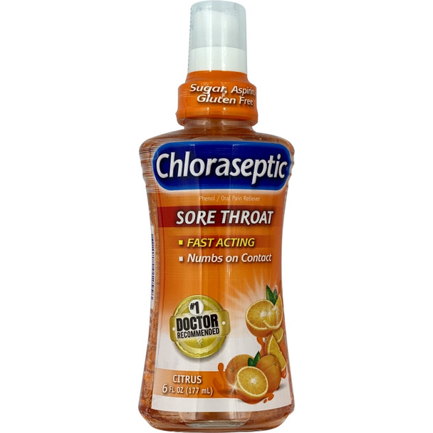 Chloraseptic Sore Throat Spray Citrus 177ml