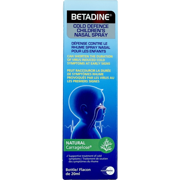 Betadine Cold Defence Children Nasal Spray 20ml