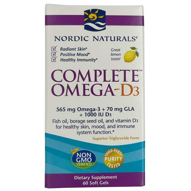 Complete Omega 3 Plus D3 Softgels 60s