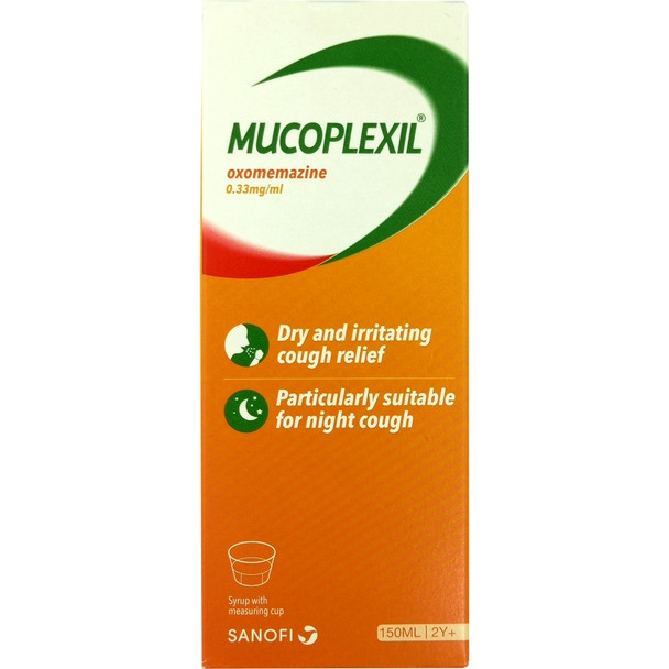Mucoplexil Dry And Irritating Cough Relief Syrup 150ml
