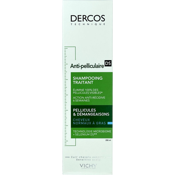 Vichy Dercos Anti Dandruff DS Dermatological Shampoo 200ml