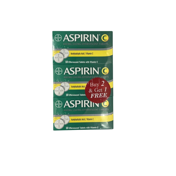 Aspirin C Effervescent Tabs 10s Buy 2 Get 1 Free