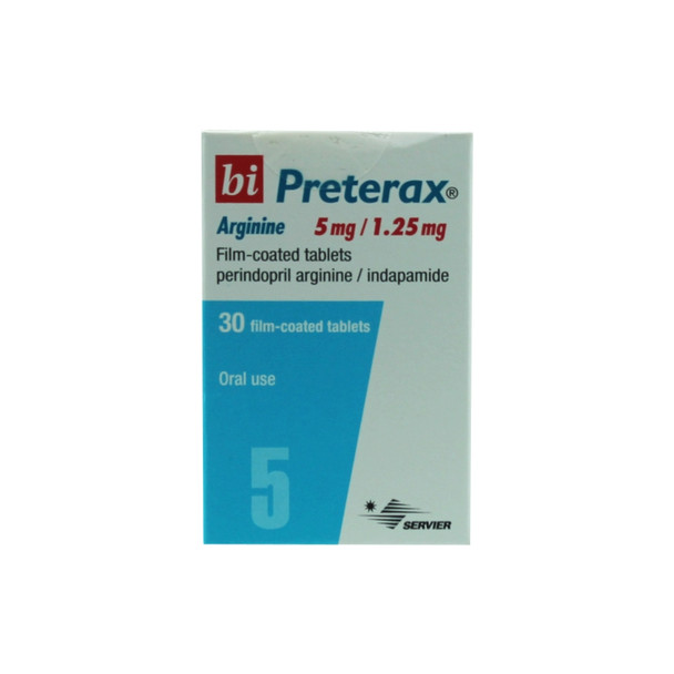 Bi Preterax 5Mg/1.25Mg Tab 30S