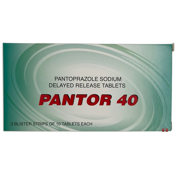 Pantor 40Mg Tabs 30S