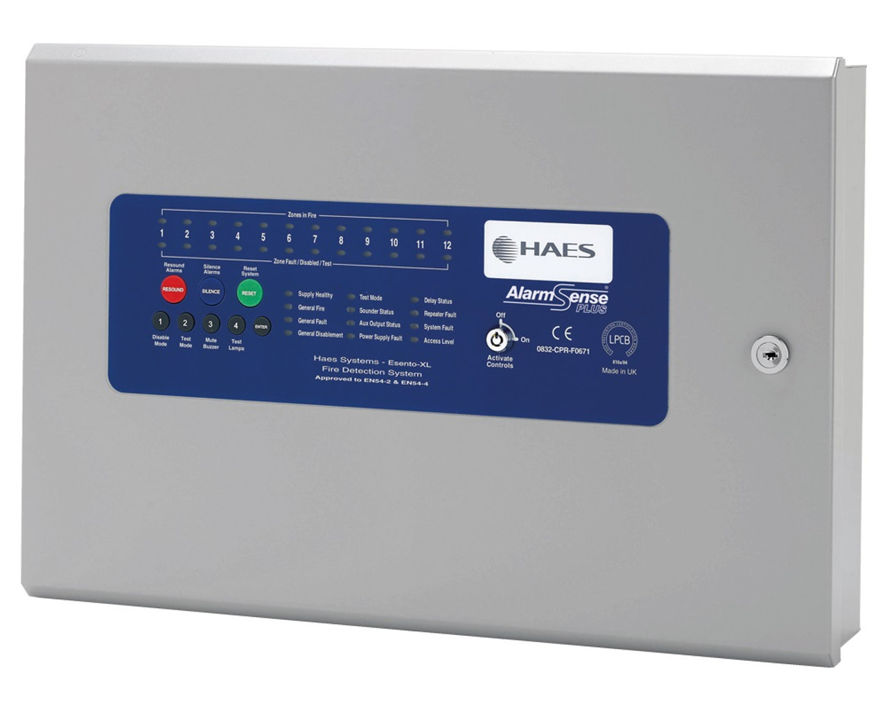 Haes Alarmsense Plus Asp Fire Alarm Control Panel