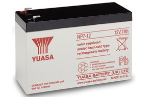 Yuasa 7 AH 12V Battery - NP7-12 Yuasa 7 AH 12V Battery - NP7-12