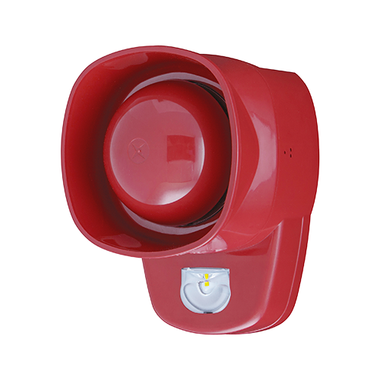 Cooper Fulleon Symphoni Red Weatherproof Sounder/Beacon With Base - SYG1LX-W-RFR1-WP