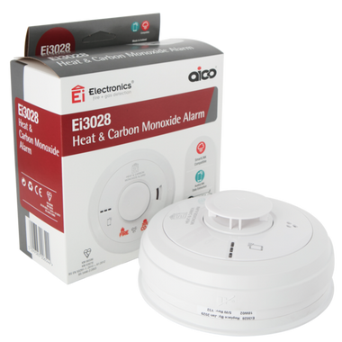 Aico 230V 3000 Series Heat & CO Multi-Sensor Alarm - Ei3028  