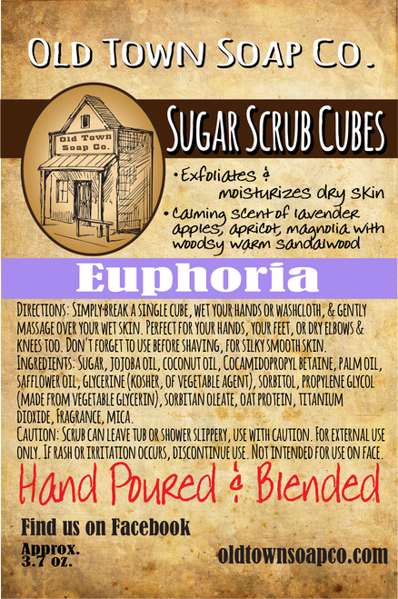 Euphoria - Sugar Scrub Cubes