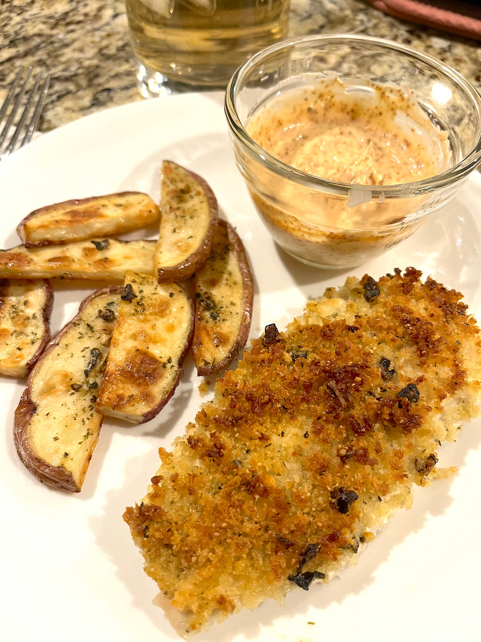 Un-Fried Chicken & Potatoes