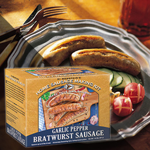 Hi Country Snack Foods | Bratwurst Dinner Style Sausage Kit | 6-Pack