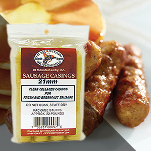 Breakfast Sausage Casings, 21mm Hi Mountain Seasonings