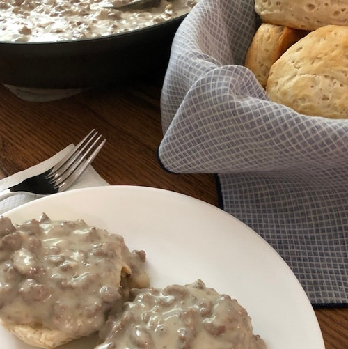 Venison Biscuits and Gravy  Venison Biscuits and Gravy