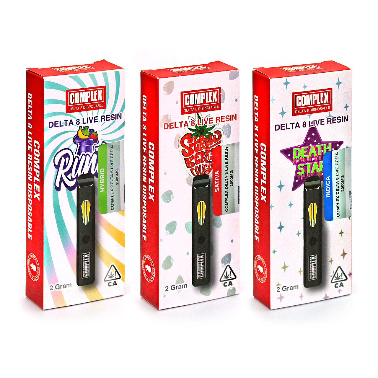 Complex Delta 8 THC 3g Disposable Vape Complex Disposable