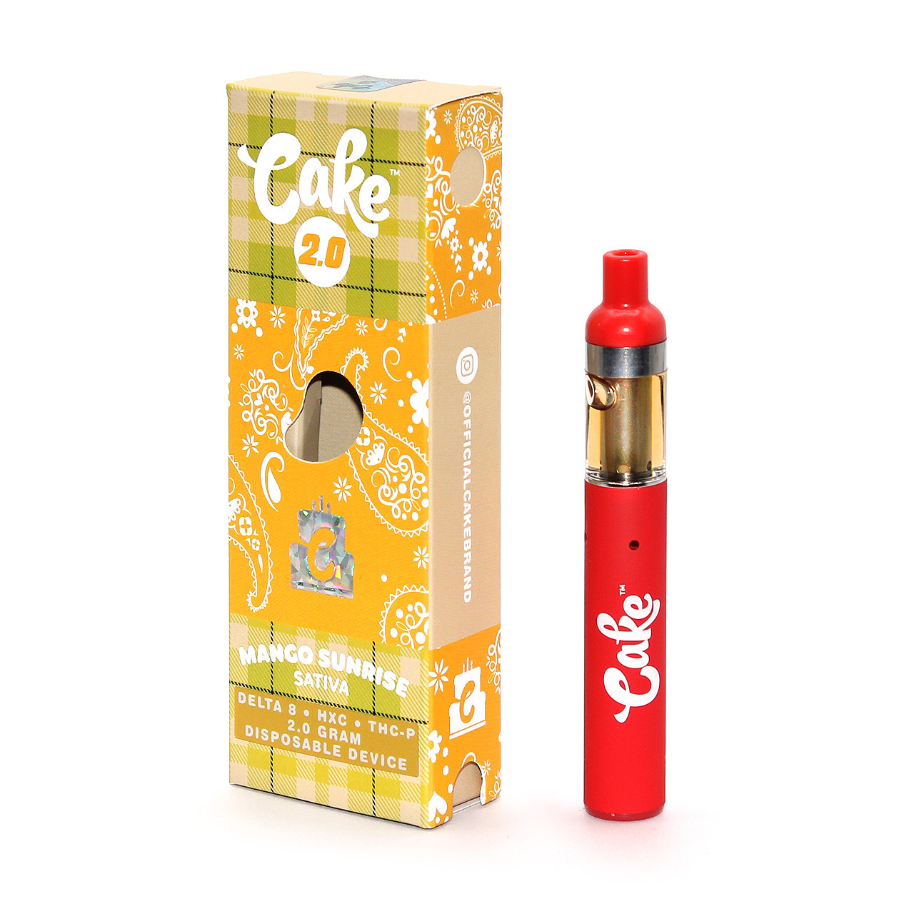 Cake 2.0 Coldpack D8 + HXC + THCP Disposable Cake 2g Vape