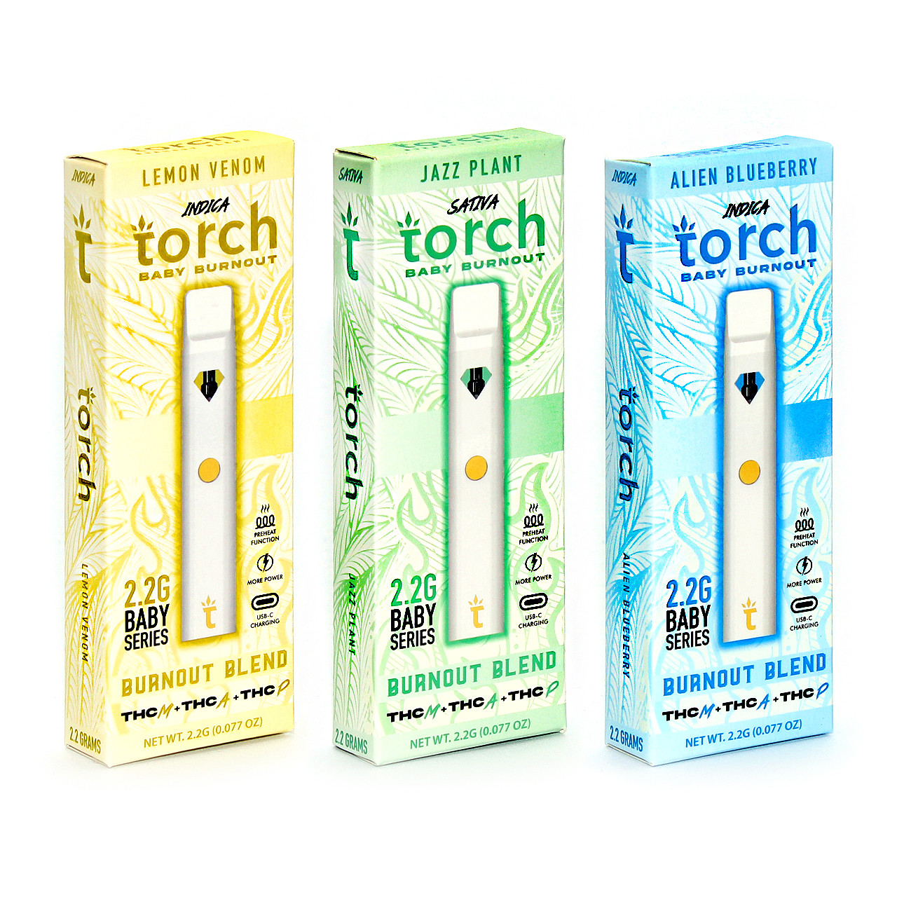 torch Heavyweight Blend 4g Disposable Vape torch CBD d8